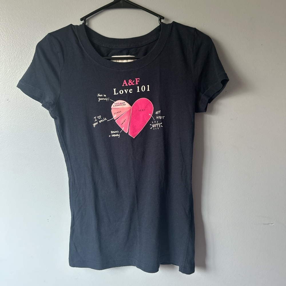 Abercrombie & Fitch Pink and Blue Short Sleeve Tees